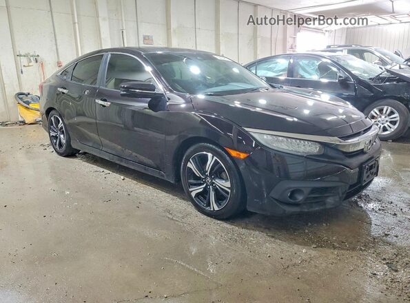19XFC1F90HE010141 2017 HONDA CIVIC Purple წინა მარჯვენა