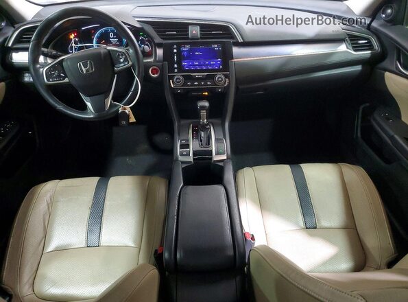 19XFC1F90HE010141 2017 HONDA CIVIC Purple წინა პანელის ხედი