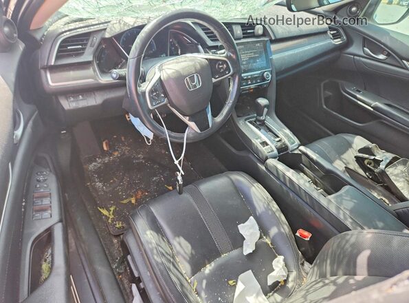 19XFC1F91KE000337 2019 HONDA CIVIC Gray Вид панелі приладів