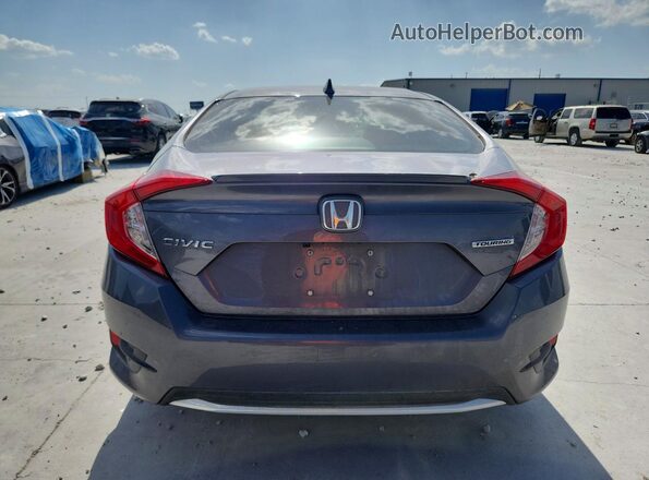 19XFC1F91KE000337 2019 HONDA CIVIC Gray Вид ззаду