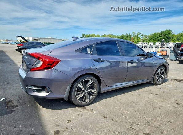 19XFC1F92GE006235 2016 HONDA CIVIC Gray Trasero derecho