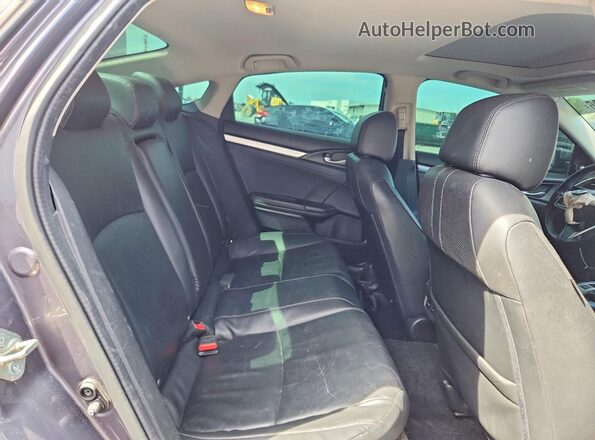 19XFC1F92GE006235 2016 HONDA CIVIC Gray Vista de los asientos traseros