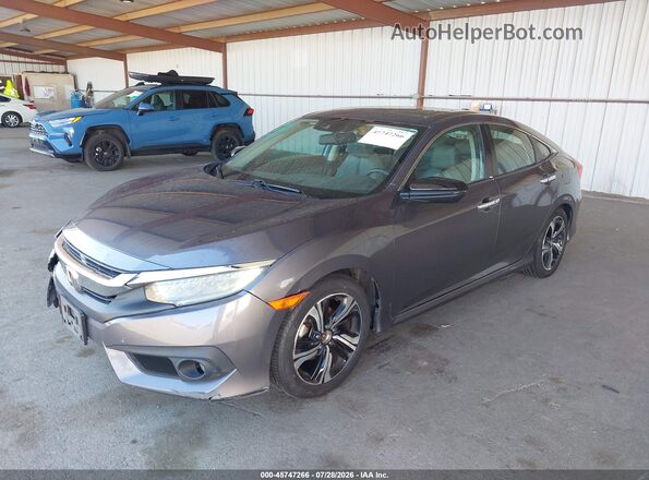 19XFC1F92GE211733 2016 HONDA CIVIC Gray Przód lewy