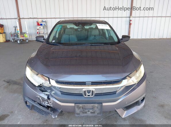 19XFC1F92GE211733 2016 HONDA CIVIC Gray Widok wnętrza z tyłu