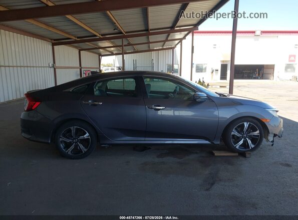 19XFC1F92GE211733 2016 HONDA CIVIC Gray Widok wnętrza 360 stopni