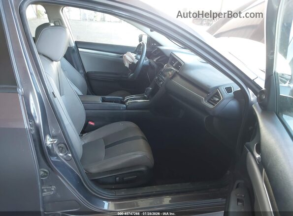 19XFC1F92GE211733 2016 HONDA CIVIC Gray Widok wnętrza z przodu