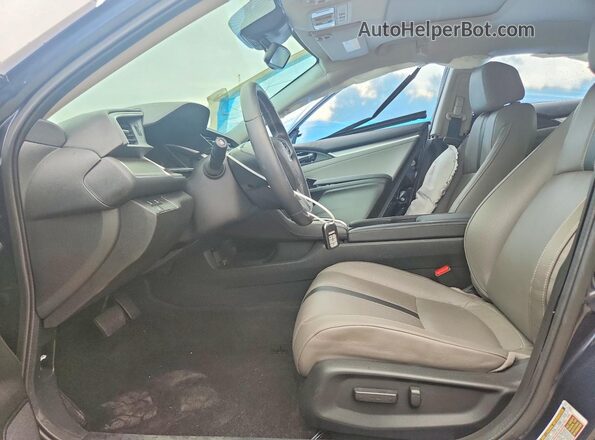19XFC1F93GE005871 2016 HONDA CIVIC Charcoal Vista interior delantera