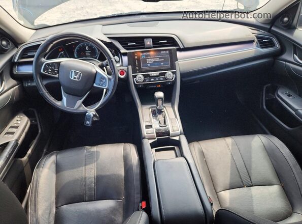 19XFC1F93HE030951 2017 HONDA CIVIC Black Вид ззаду