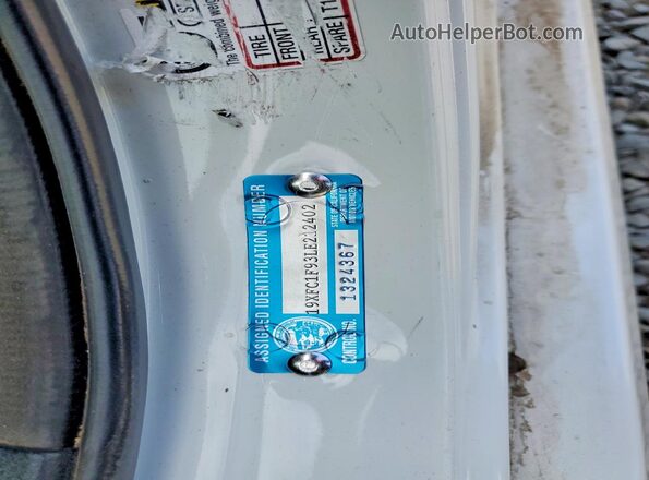 19XFC1F93LE212402 2020 HONDA CIVIC White Շարժիչի բաժամունքի տեսք
