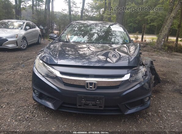 19XFC1F94HE024463 2017 HONDA CIVIC Dark Blue Vista del cuadro de instrumentos