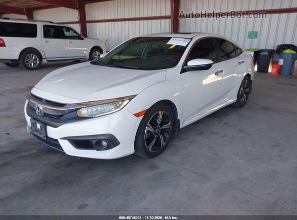 19XFC1F94HE203182 2017 HONDA CIVIC White Առջևի ձախ երեք քառորդ տեսարան