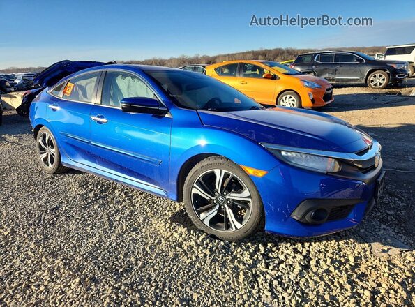 19XFC1F95GE005595 2016 HONDA CIVIC Blue Delantero derecho
