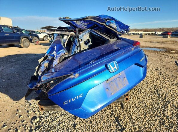 19XFC1F95GE005595 2016 HONDA CIVIC Blue Vista trasera