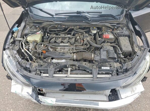 19XFC1F96GE027444 2016 HONDA CIVIC Black Widok wnętrza z tyłu