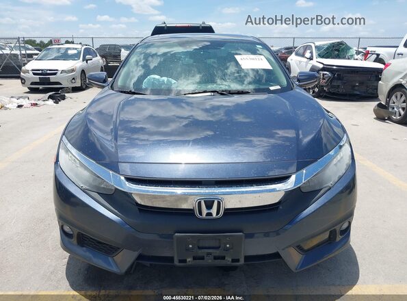 19XFC1F97GE045533 2016 HONDA CIVIC Dark Blue Vista del cuadro de instrumentos