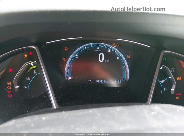 19XFC1F97HE016437 2017 HONDA CIVIC Black Հետևի նստատեղերի տեսք