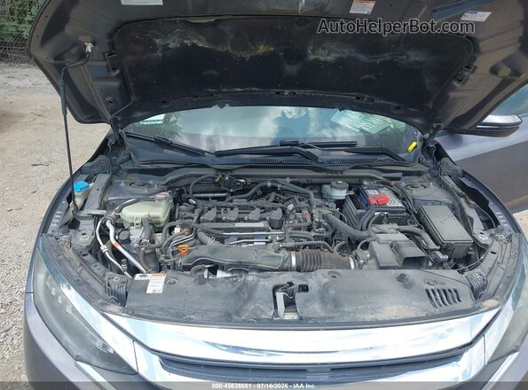 19XFC1F98HE203699 2017 HONDA CIVIC Gray უკანა ხედი