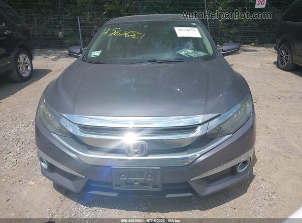 19XFC1F98HE203699 2017 HONDA CIVIC Gray ხელსაწყოთა პანელის ხედი