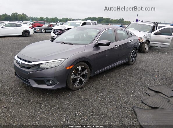 19XFC1F99GE206996 2016 HONDA CIVIC Gray Передня ліва чверть