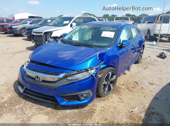 19XFC1F99HE008338 2017 HONDA CIVIC Blue Przód lewy