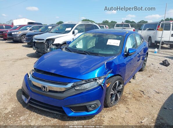 19XFC1F99HE008338 2017 HONDA CIVIC Blue Widok z przodu