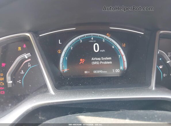 19XFC1F99HE008338 2017 HONDA CIVIC Blue Widok tylnych siedzeń