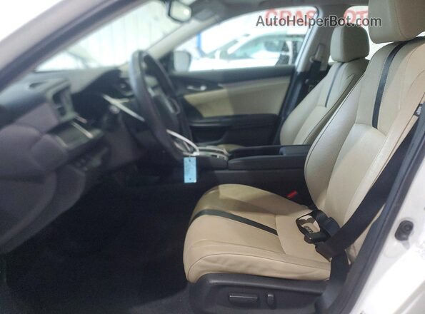 19XFC1F9XGE021601 2016 HONDA CIVIC White წინა სალონის ხედი