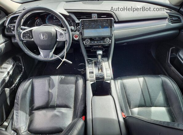 19XFC1F9XGE202228 2016 HONDA CIVIC Серебряный Вид панели приборов