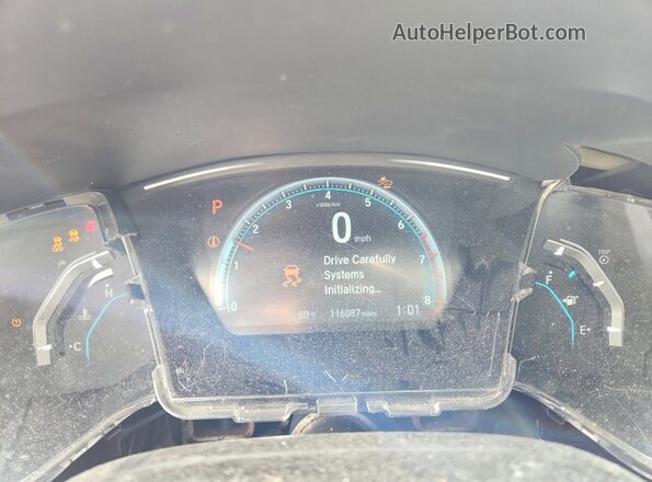 19XFC1F9XGE202228 2016 HONDA CIVIC Серебряный Вид щитка приборов