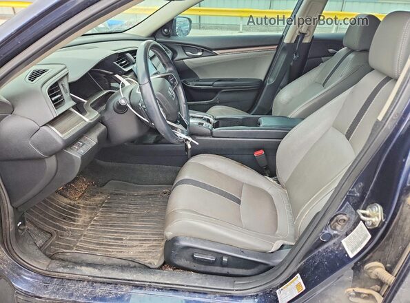 19XFC1F9XLE005375 2020 HONDA CIVIC Blue Front interior view