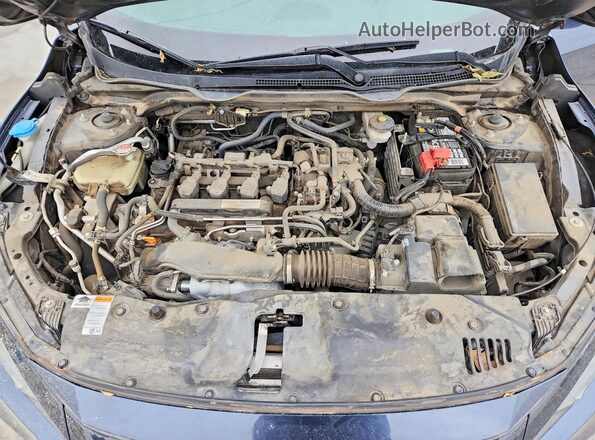 19XFC1F9XLE005375 2020 HONDA CIVIC Blue Rear interior view