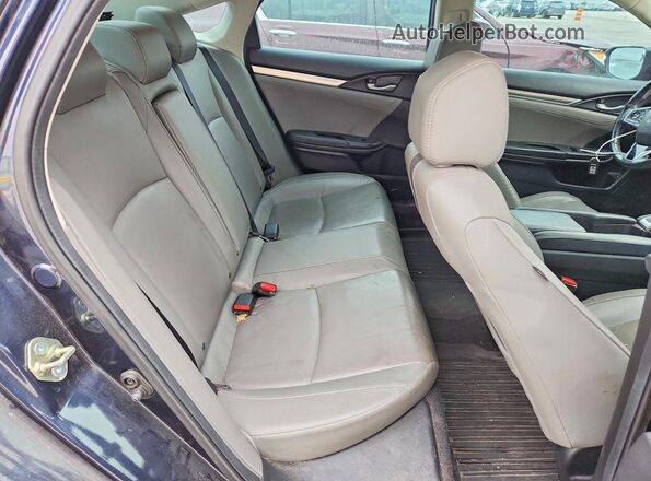 19XFC1F9XLE005375 2020 HONDA CIVIC Blue Rear seats view