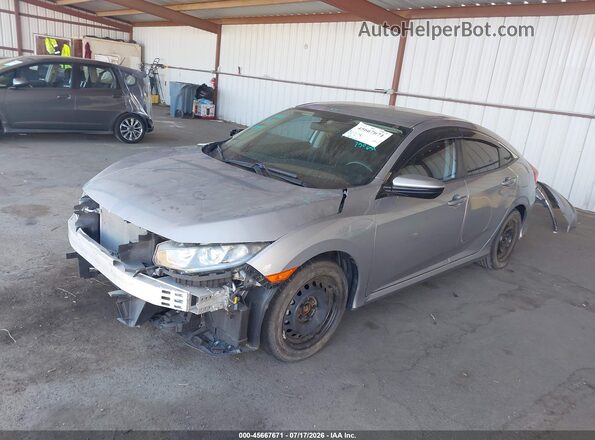 19XFC2E50HE082073 2017 HONDA CIVIC Серый Передняя левая четверть