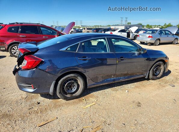 19XFC2E52HE017788 2017 HONDA CIVIC Blue Задня права чверть
