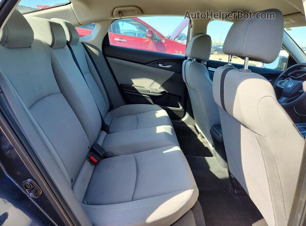 19XFC2E52HE017788 2017 HONDA CIVIC Blue Вид задніх сидінь