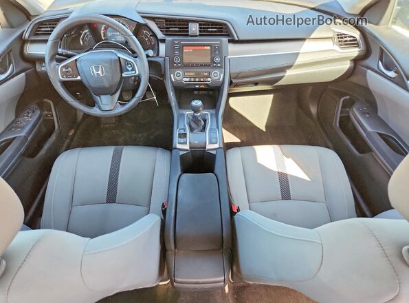 19XFC2E52HE017788 2017 HONDA CIVIC Blue Вид панелі приладів