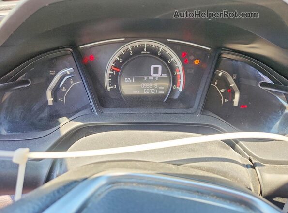 19XFC2E52JE032877 2018 HONDA CIVIC Silver Вид щитка приладів