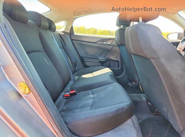 19XFC2E52JE032877 2018 HONDA CIVIC Silver Вид задніх сидінь
