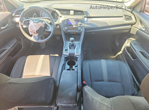 19XFC2E52JE032877 2018 HONDA CIVIC Silver Вид панелі приладів