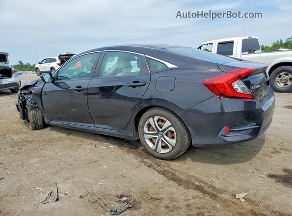 19XFC2E54GE080955 2016 HONDA CIVIC Black Задня ліва чверть