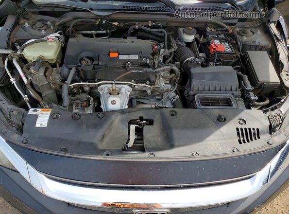 19XFC2E54GE080955 2016 HONDA CIVIC Black Вид задньої частини салону