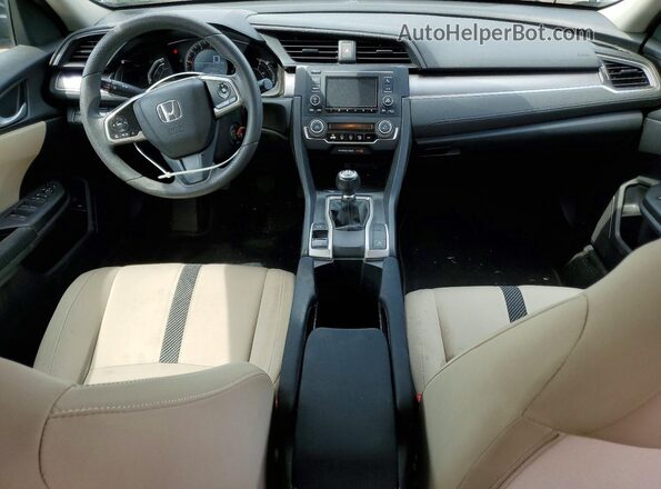 19XFC2E54GE080955 2016 HONDA CIVIC Black Вид панелі приладів