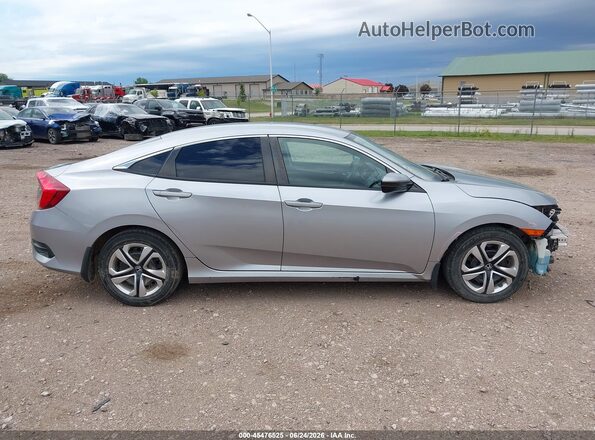 19XFC2E56HE028017 2017 HONDA CIVIC Серебряный Вид задней части салона