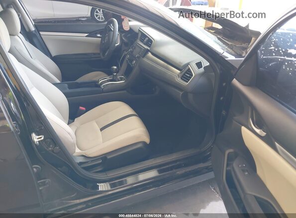 19XFC2E56HE072955 2017 HONDA CIVIC Black Вид салону спереду