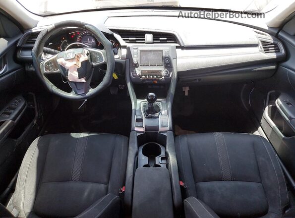 19XFC2E58GE039325 2016 HONDA CIVIC Black Vista del salpicadero