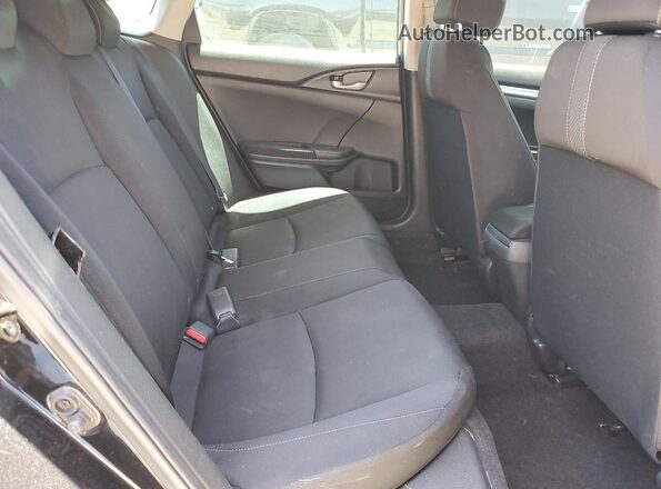 19XFC2E58GE039325 2016 HONDA CIVIC Black Vista de los asientos traseros