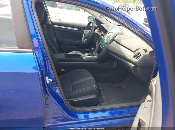 19XFC2E58JE026002 2018 HONDA CIVIC Blue წინა სალონის ხედი