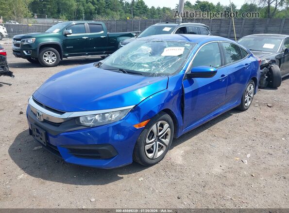 19XFC2E58JE026002 2018 HONDA CIVIC Blue წინა ხედი