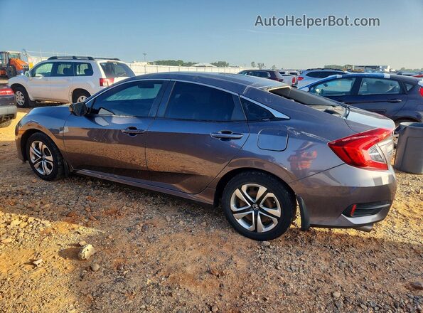 19XFC2E5XGE004592 2016 HONDA CIVIC Gray Rear left
