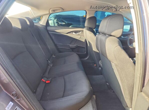 19XFC2E5XGE004592 2016 HONDA CIVIC Gray Rear seats view
